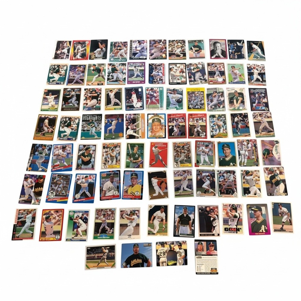 Mark McGwire Baseball Card Lot 80 A's Cardinals Inserts Topps Donruss Upper - Picture 13 of 13